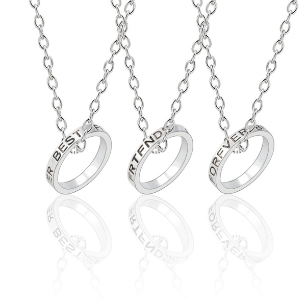 Best friend necklaces sales male and female