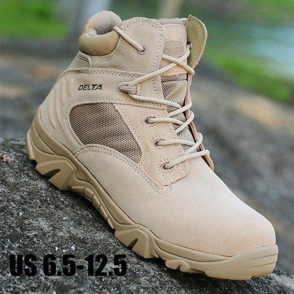 YYZ Delta Brand Military Tactical Boots Desert Outdoor Army Travel Tacticos Botas Shoes Leather Ankle Training Hiking Hunting Shoes | Wish