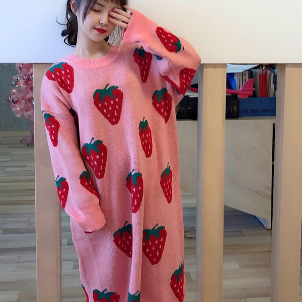 Strawberry sweater dress Clearance