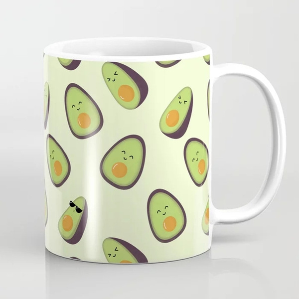 Avocado Stuff, Avocado Travel Mug, Coffee Tumbler for Women, Cute