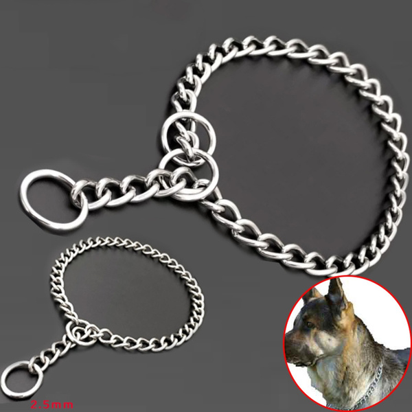 choke chain dog training
