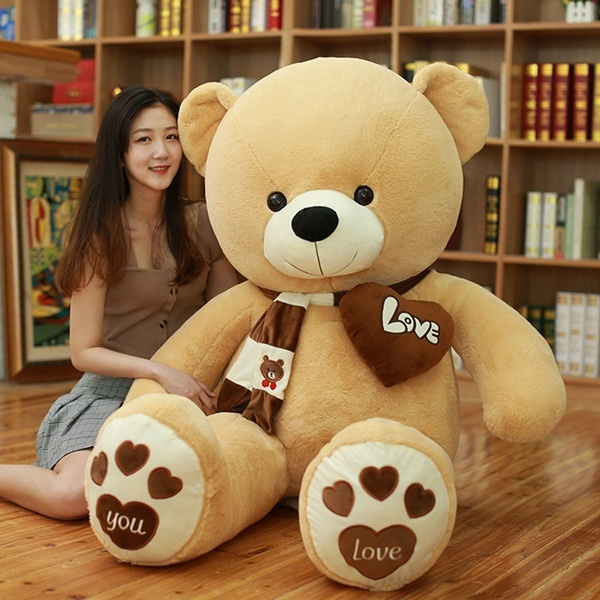 Details about   Teddy Bear With Scarf Stuffed Animals Bear Plush Toys Teddy Bear Doll Lovers Bir 
