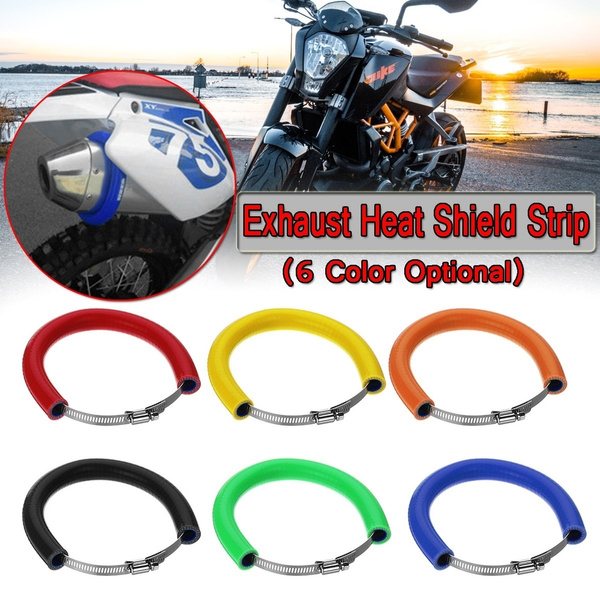 CHR Universal Supermoto Exhaust Protector Slider Silencer Cover Motorcycle Exhaust Protector Cover Guard Anti-hot For Universal Motorbike | Wish