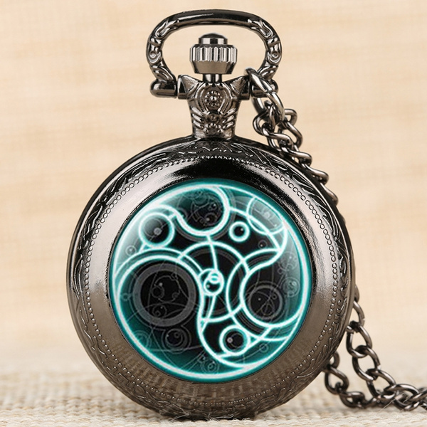 watch locket necklace