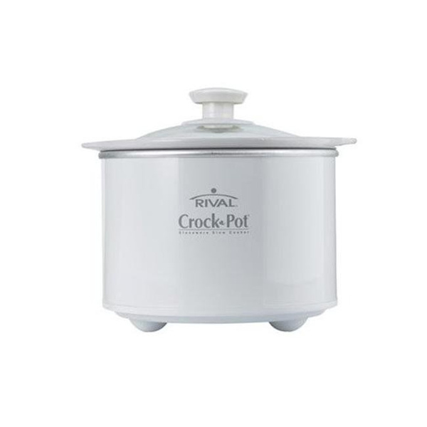 Rival Scr151 WG Dip Master Crock Pot Slow Cooker 1.5 Quarts White