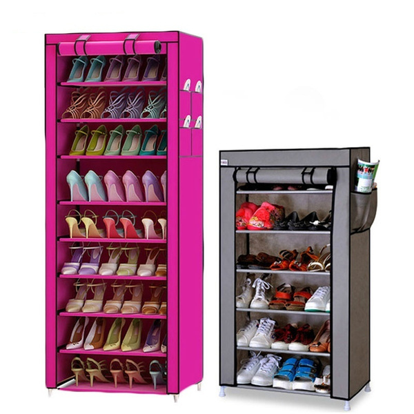 Shoes Storage Cabinet DIY Assembly Shoe Shelf Dustproof