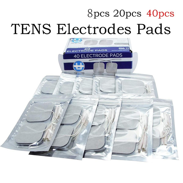 TENS unit Pads 2X2 40 pcs Replacement TENS Electrodes Pads TENS Patches ...