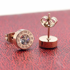 Cubic Zirconia, DIAMOND, Gemstone Earrings, gold