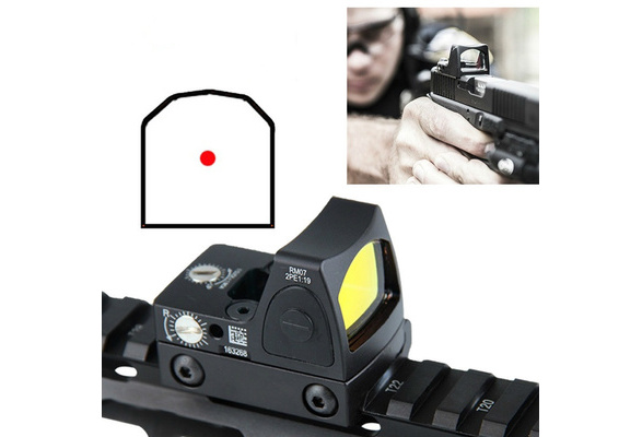 Details about   Mini RMR Red Dot Sight Collimator Base Glock/Handgun Reflex Sight Fit 20mm 