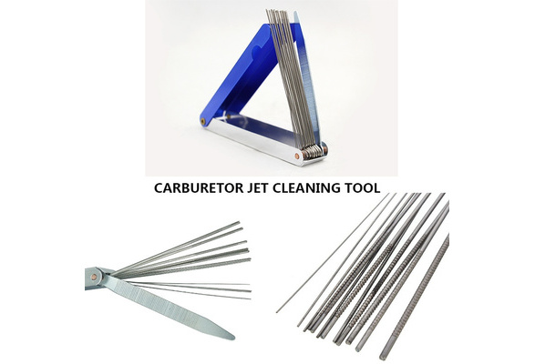 DishyKooker Carb Jet Cleaning Tool Set Carburetor Wire Cleaner Set for Motorcycle ATV Parts for Car Accessories