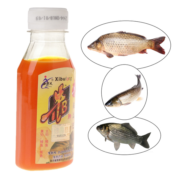 90ml Fishing Bait Artificial Lure Liquid Carp Flavor Additive Fishy Smell  Bottle REM