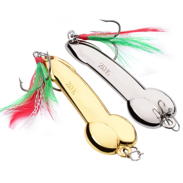New 1 Pcs Spoon Fishing Lure Artificial Silver/Gold metal Spinner Bait  Treble Hook Hard Lures Carp Winter Fishing
