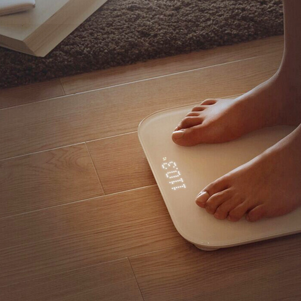 Pure White Digital Bathroom Scale