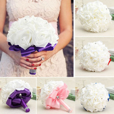 Flowers, Romantic, Bride, Bouquet
