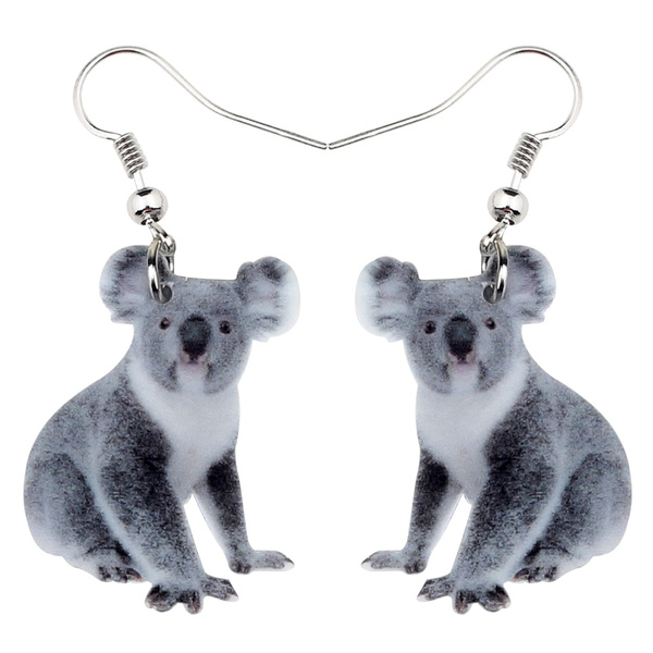 koala earrings