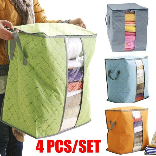 Bamboo storage bags hot sale