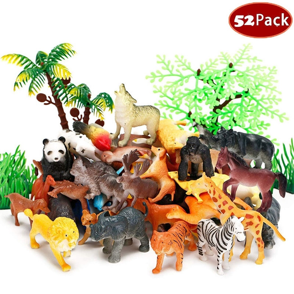 plastic safari animals