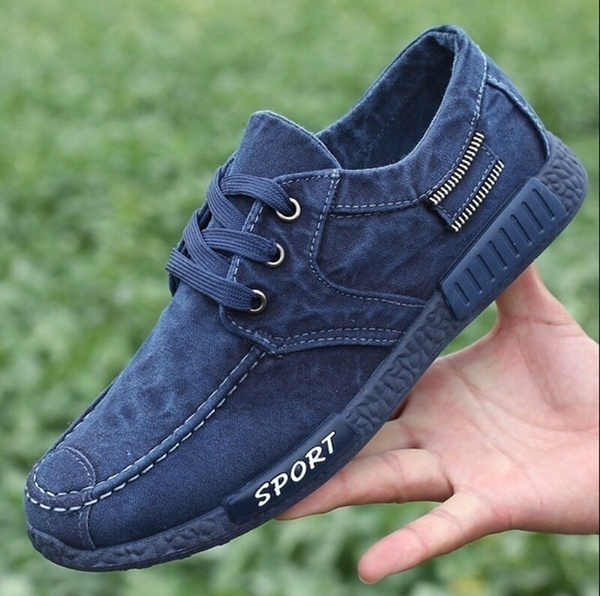 denim canvas shoes