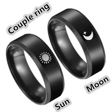 Couple Rings, Steel, 8MM, Fashion