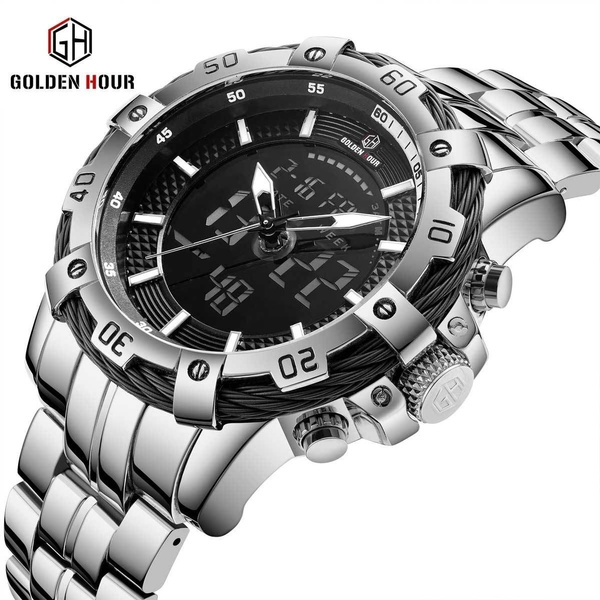 golden hour wrist watch