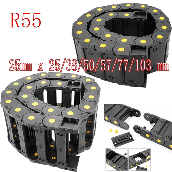 50mm (2) x 25mm (1) Cable Track, 1 meter - TEZ25.50