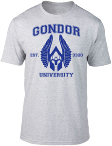 University, Tees & T-Shirts, Cotton T Shirt, Lord of the Rings