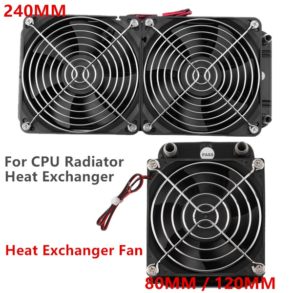 Aluminum 80mm/120mm/240mm Water Cooling cooled Row Heat Exchanger Radiator  Fan for CPU PC Zx | Wish