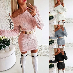 off shoulder sweater dress plus size