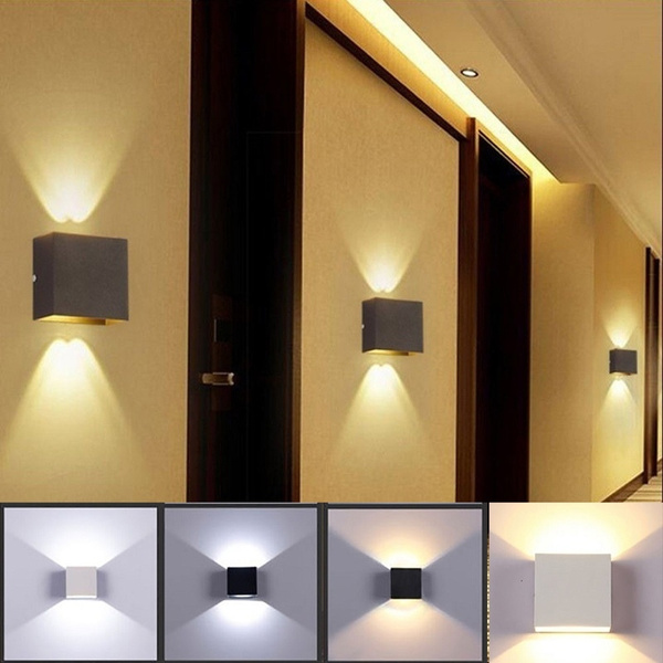 Wall Light Up Down Lamp Sconce Spot Lighting Home Bedroom Fixtures 