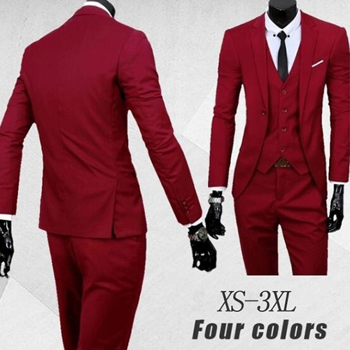 Men 3 Pieces Suit Set Men Wedding Suits