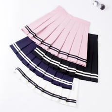 Skirts, cute, elastic waist, Stitching