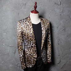 notchnecksuit, Plus Size, Cocktail, leopard print