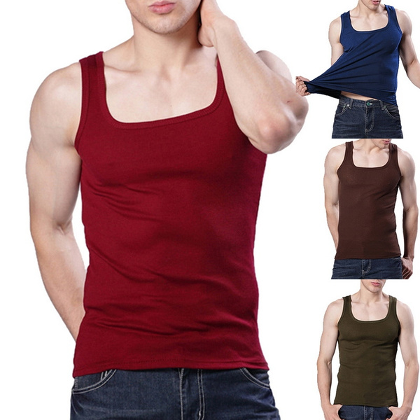 fit Workout Gym Sports Fitness Vest Tee 
