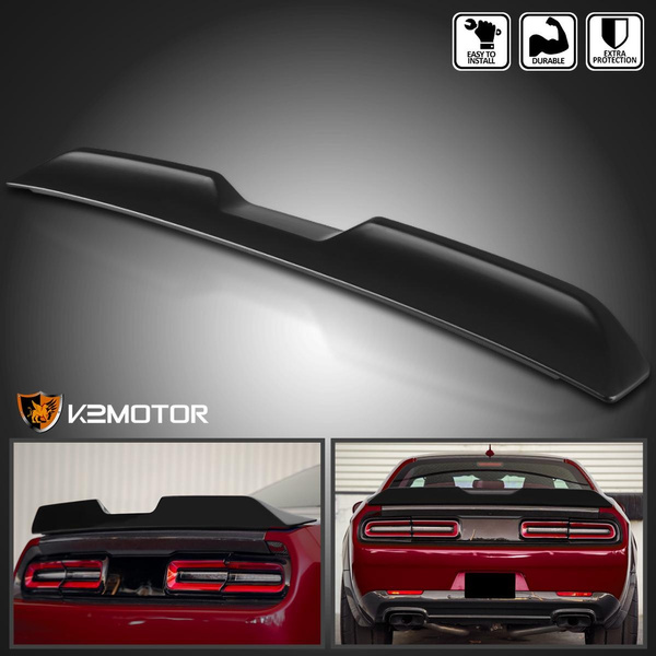 Fits 20082017 Dodge Challenger Demon Style Primer Black Rear Wing