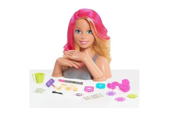 Just Play Barbie Color and Style Deluxe Styling Head - Blonde Hair