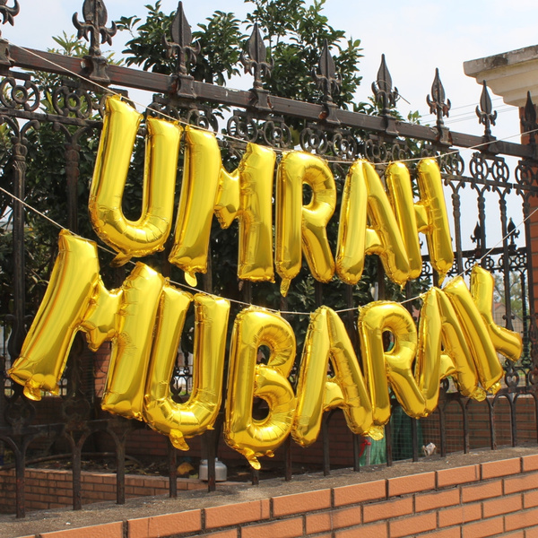 Umrah mubarak decorations2018  Happy birthday decor, Umrah mubarak,  Ramadan crafts
