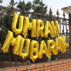 umrahmubarakbanner, ramadanbuntingparty, Balloon, islamicdecoration