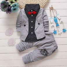 cotton-blend, Long Sleeve, bow tie, Outfits