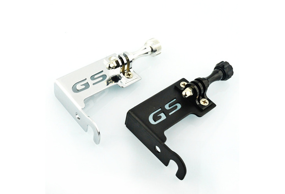Black Front Left Bracket Holder Cam Camera Mount for BMW R 1200 GS R1200GS 2013-2016 BMW R1200GS Adv Motorrad Gopro 4 5