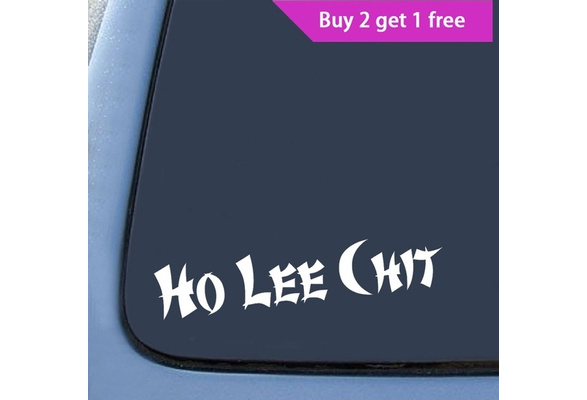 Ho Lee Chit sticker Funny dent JDM Drift Honda lowered race car window