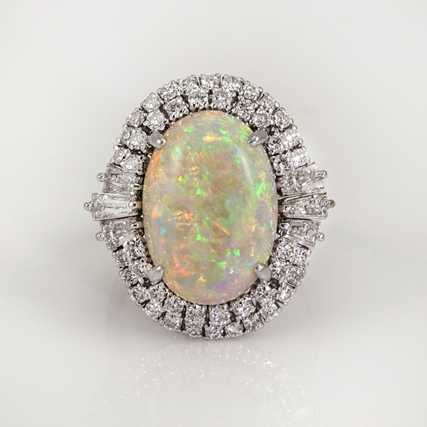 Big opal ring sale