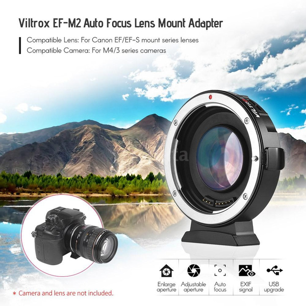 Viltrox EF-M2 Auto Focus Lens Mount Adapter 0.71X for Canon EOS EF