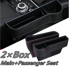 1Pcs OR 2Pcs Car Seat Box Crevice Storage Box Cup Holder Organizer Auto Gap Pocket
