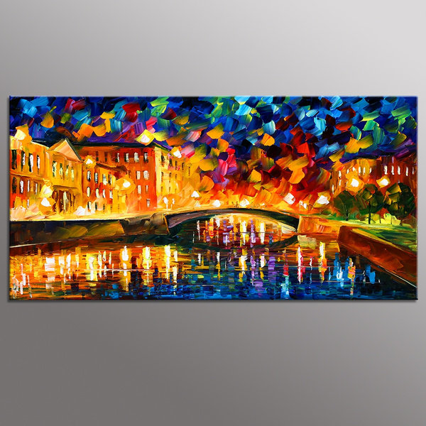 Large CANVAS Art PRINTS Modern Wall Art For Home Room Wall Decor Bridge