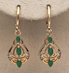 bohemia, Jewelry, topazearring, emeraldearring