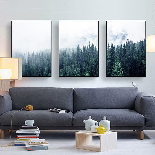 Nordic Style Wall Art Canvas Poster Landscape Prints Modern Home Decoration 