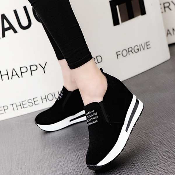 Hidden wedge sale platform sneakers