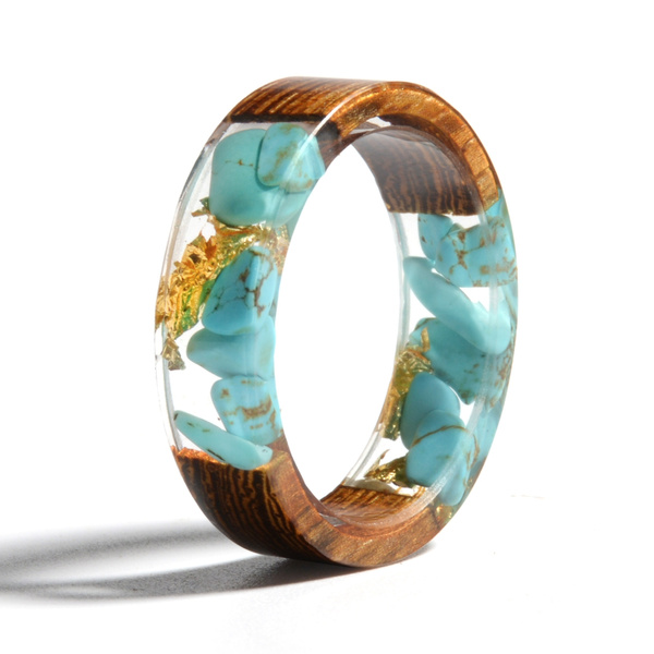 Wood and deals resin rings