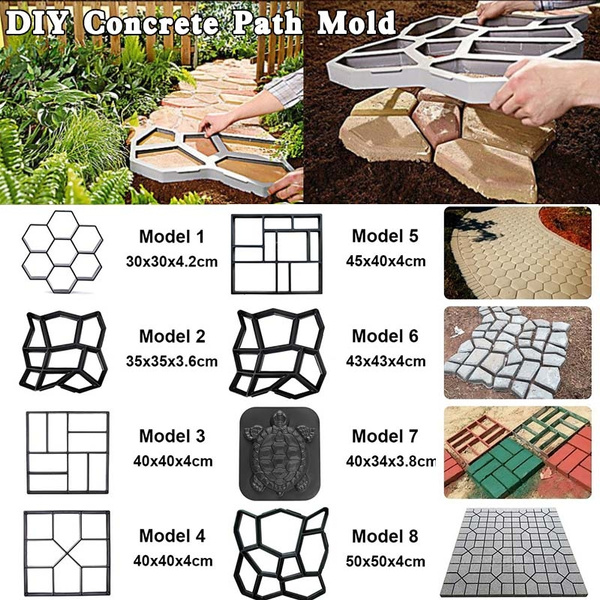 Concrete Stepping Stone Molds | Reusable DIY Pavers | Mold 7