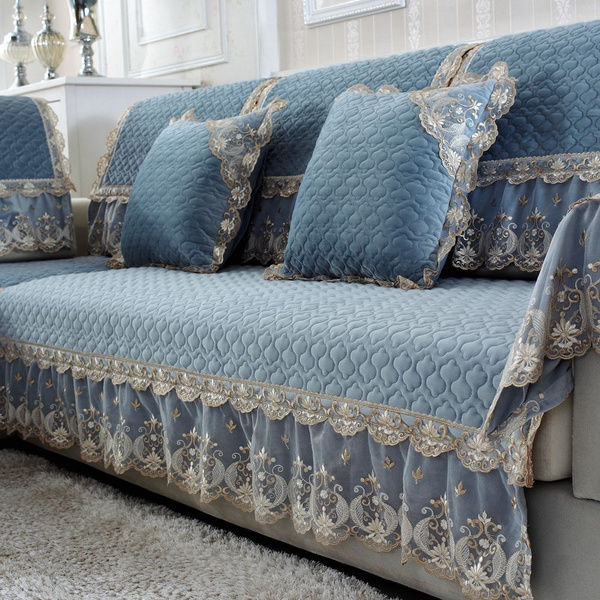Soft Fleeced Fabric Sofa Covers Couch Quilted Furniture Protectors For With Anti Slip Silicon Particles Loveseat Wish Soft Fleeced Fabric Sofa Covers Couch, How To Cover A Sofa With Quilted Fabric